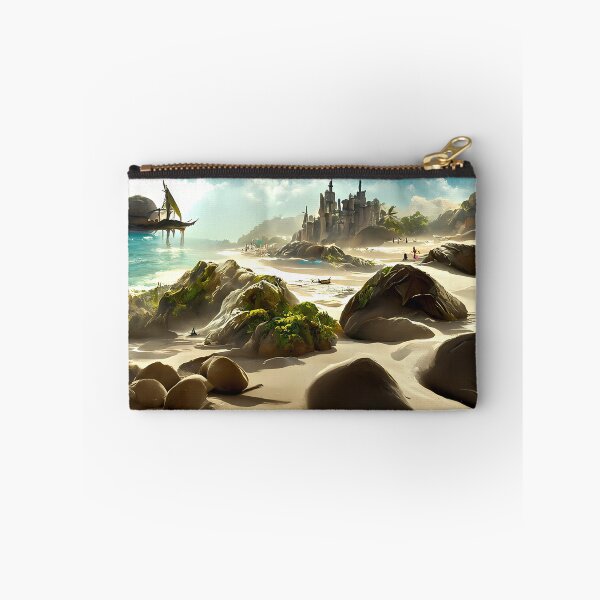 Item preview, Sand castle on the beach #3 | AI generated art designed and sold by MichelangeloAI.