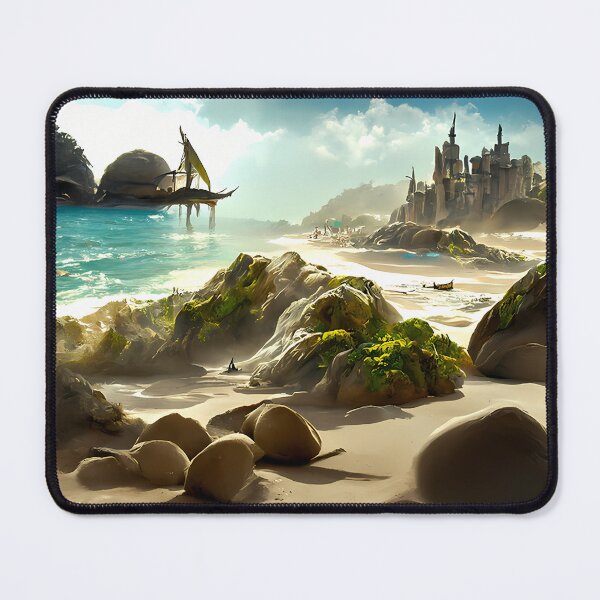 Item preview, Sand castle on the beach #3 | AI generated art designed and sold by MichelangeloAI.