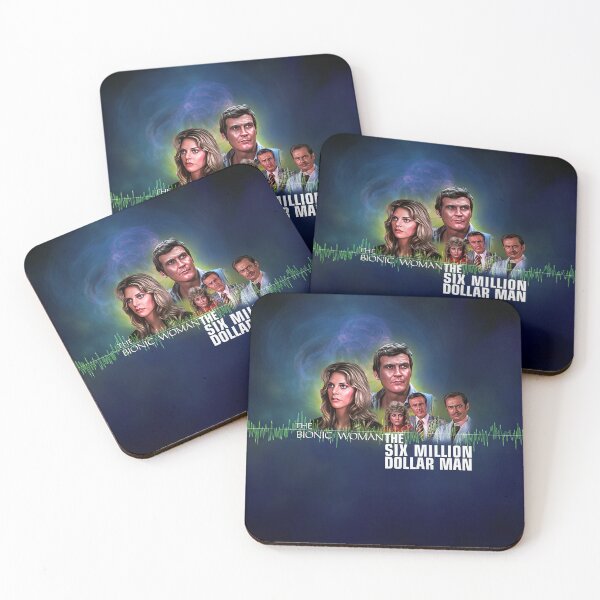 Item preview, The Six Million Dollar Man and The Bionic Woman + trio designed and sold by sorellarium13.