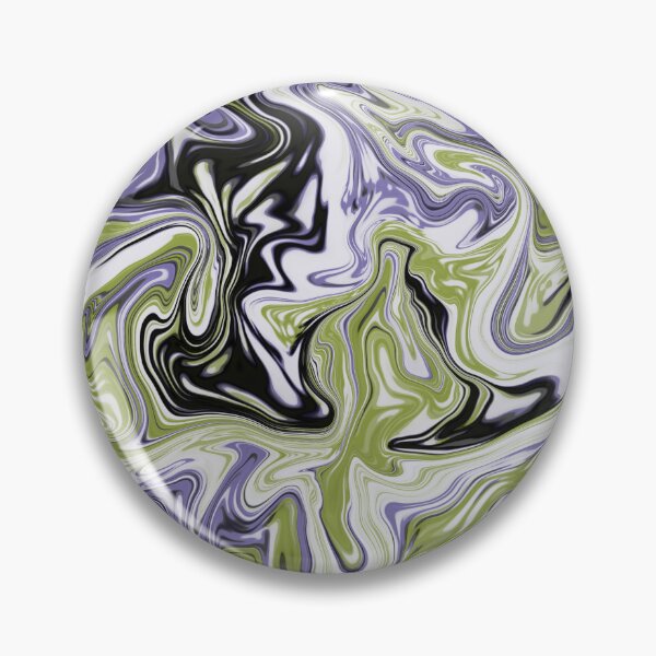 Aperçu de l'œuvre Liquid Marble Violet clair et vert créée et vendue par Ashlison.