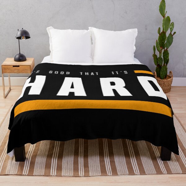 Item preview, It's good that it's hard for all motivation designed and sold by TheLuckyShirts.