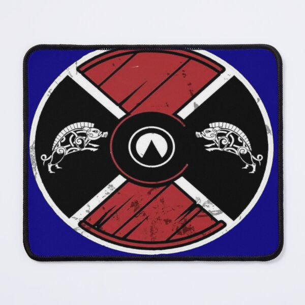Item preview, Frejyas Boars Roundshield designed and sold by jakersvelmax.