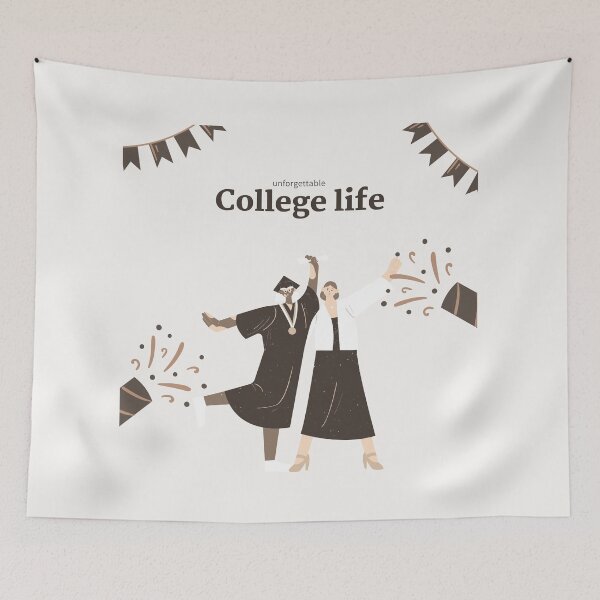 Item preview, College life t-shirt design designed and sold by nirvanzentinal.