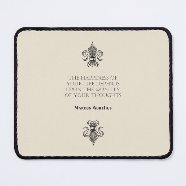 Item preview, Marcus Aurelius - Stoic Caesar - The happiness of your life depends on the quality of your thoughts..- Stoicism quote designed and sold by ArcFoundationCo.
