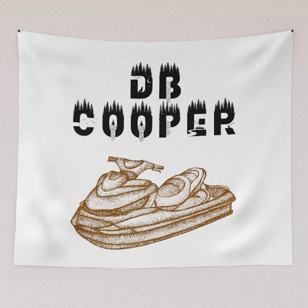 Aperçu de l'œuvre DB Cooper créée et vendue par movie-popcorn.