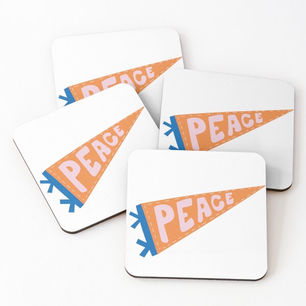 Item preview, retro peace pennant sticker designed and sold by keeganemma.