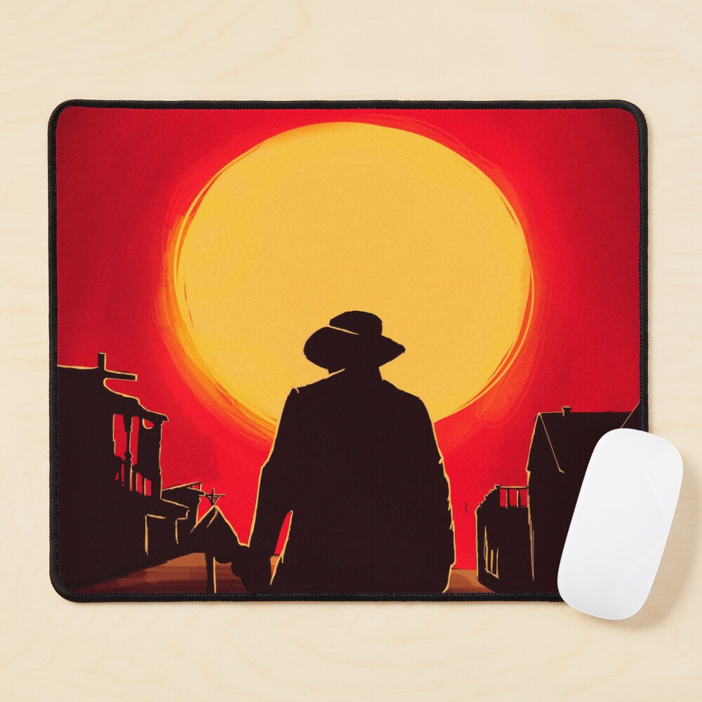 Mousepad Red Dead Redemption Arthur Morgan com apoio game