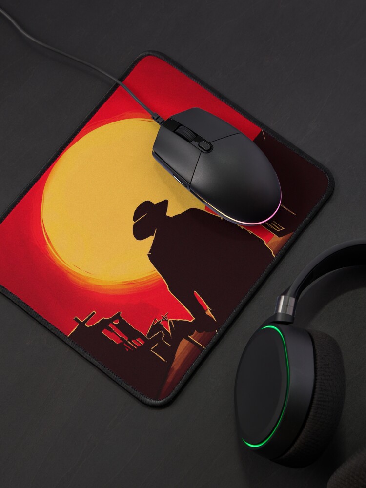 Mousepad Red Dead Redemption Arthur Morgan com apoio game