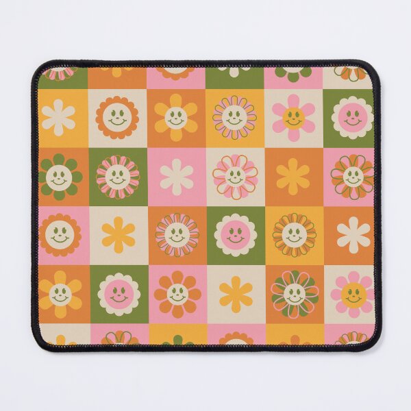 Item preview, Cheery Floral Checks designed and sold by latheandquill.