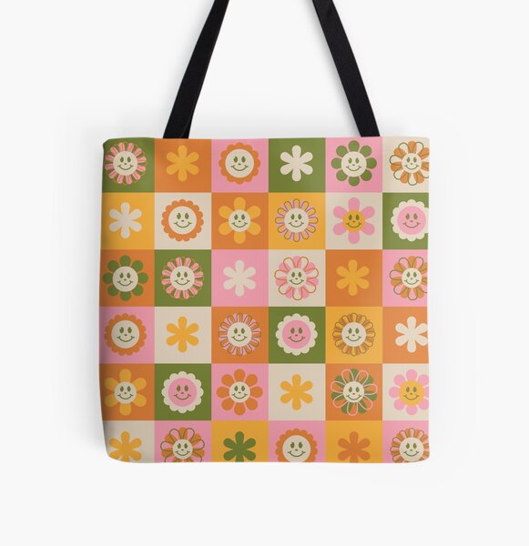 Item preview, Cheery Floral Checks designed and sold by latheandquill.