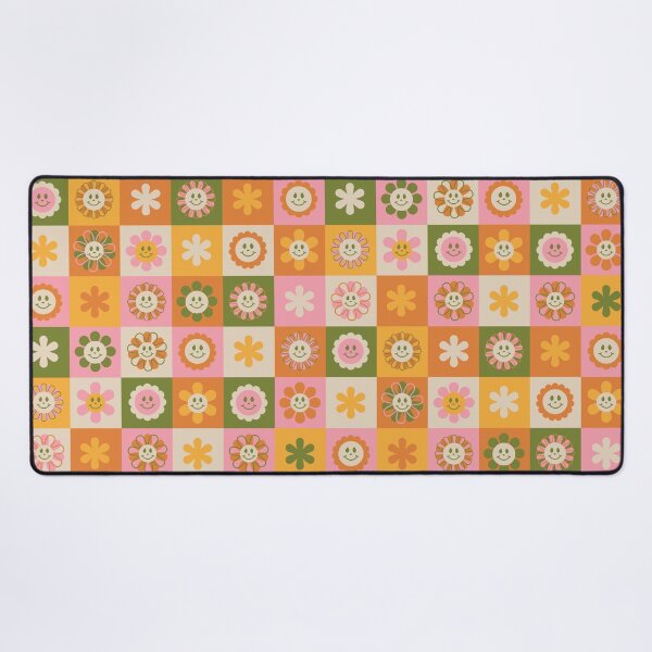 Item preview, Cheery Floral Checks designed and sold by latheandquill.