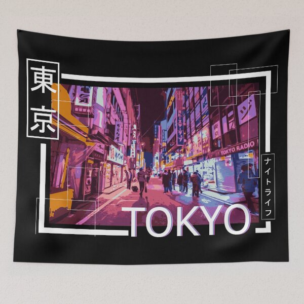 Item preview, Tokyo Nightlife Streetwear 1 designed and sold by whyNautDesigns.