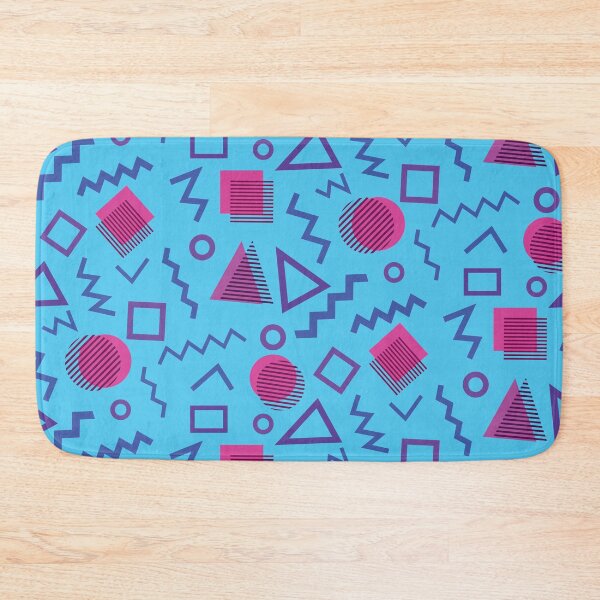 Item preview, Back to the 90s blue and pink retro Memphis pattern  designed and sold by Yasminepatterns .