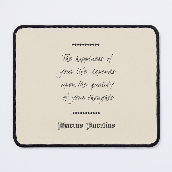 Item preview, Marcus Aurelius - Stoic Caesar - The happiness of your life depends on the quality of your thoughts..- Stoicism quote designed and sold by ArcFoundationCo.