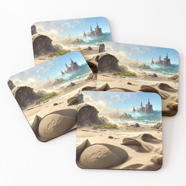 Item preview, Caribbean White sand beach #2 | AI generated art designed and sold by MichelangeloAI.