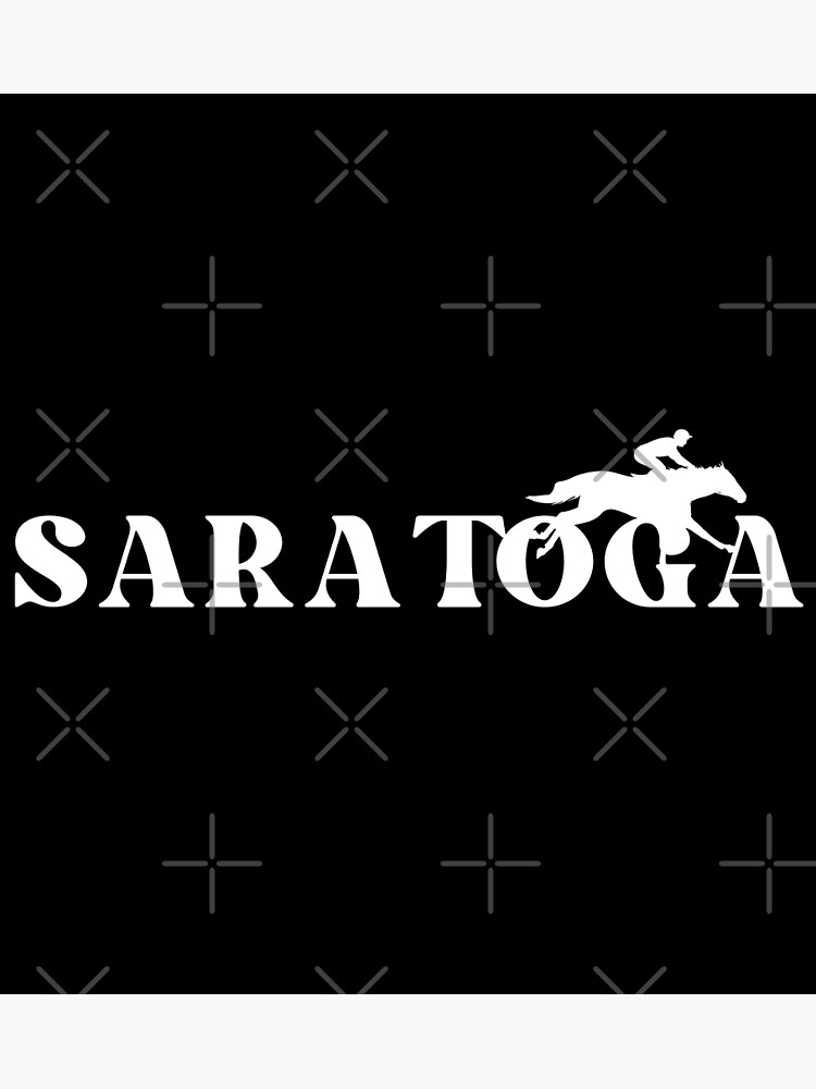 "Saratoga race track " Poster for Sale by ideamake Redbubble