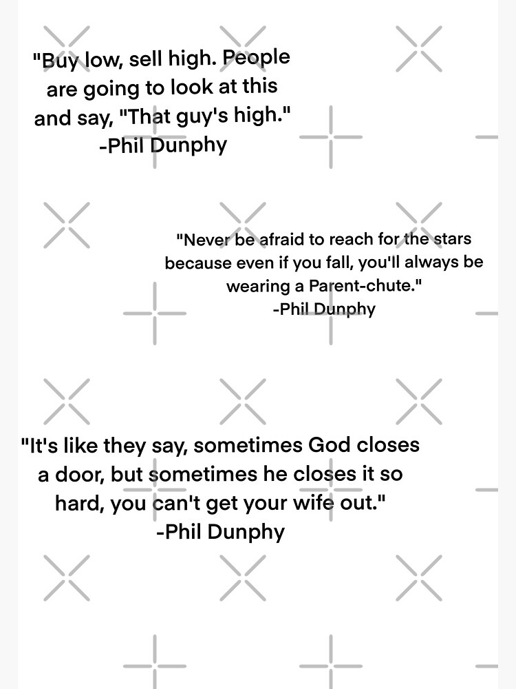 Tarjetas de felicitación «Frases de Phil Dunphy» de princesssomo21 |  Redbubble