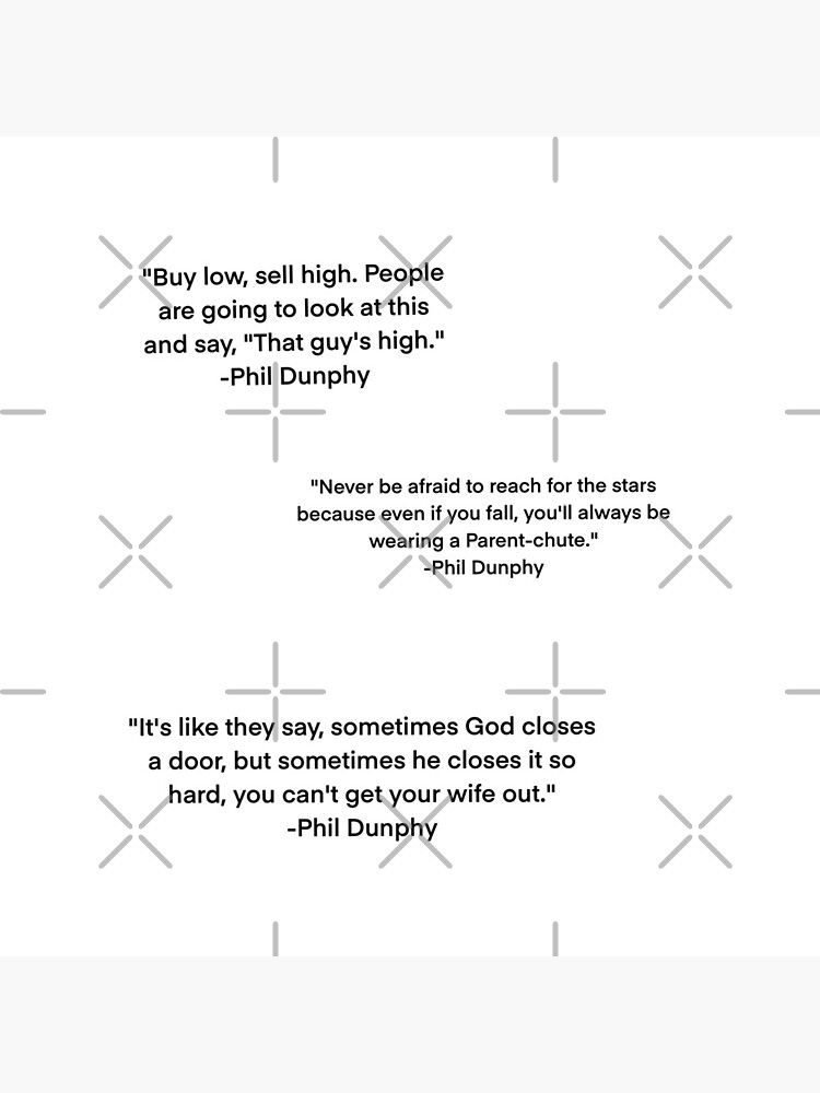 Bolsa de tela «Frases de Phil Dunphy» de princesssomo21 | Redbubble
