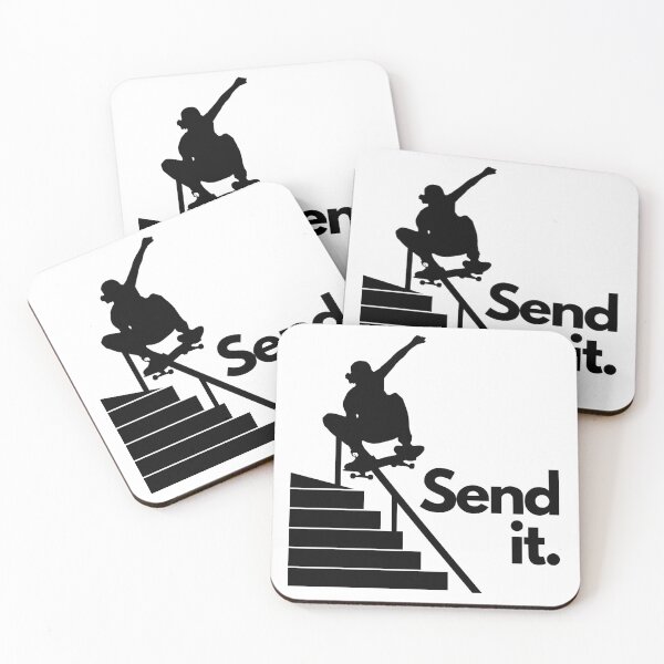 Item preview, Skateboarding Send It  designed and sold by whyNautDesigns.