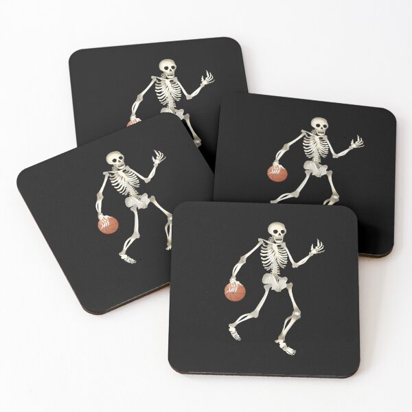 Item preview, Scary Skeleton Playing Basketball Sport Halloween  designed and sold by Med ing.