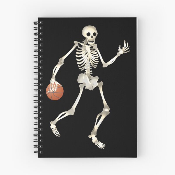 Item preview, Scary Skeleton Playing Basketball Sport Halloween  designed and sold by Med ing.