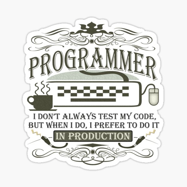 Production Programmer Sticker