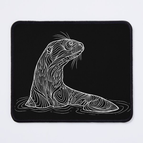 Aperçu de l'œuvre Giant River Otter Mosaic créée et vendue par ZedShirogane.