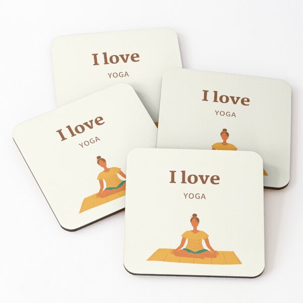 Artikelvorschau, Ich liebe Yoga-T-Shirt-Design entworfen und verkauft von nirvanzentinal.