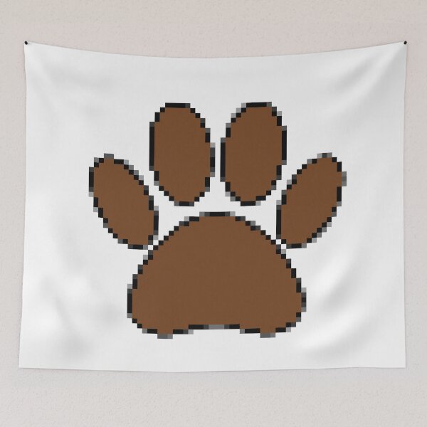 Item preview, Pixel Dog Paw Print designed and sold by Almdrs.