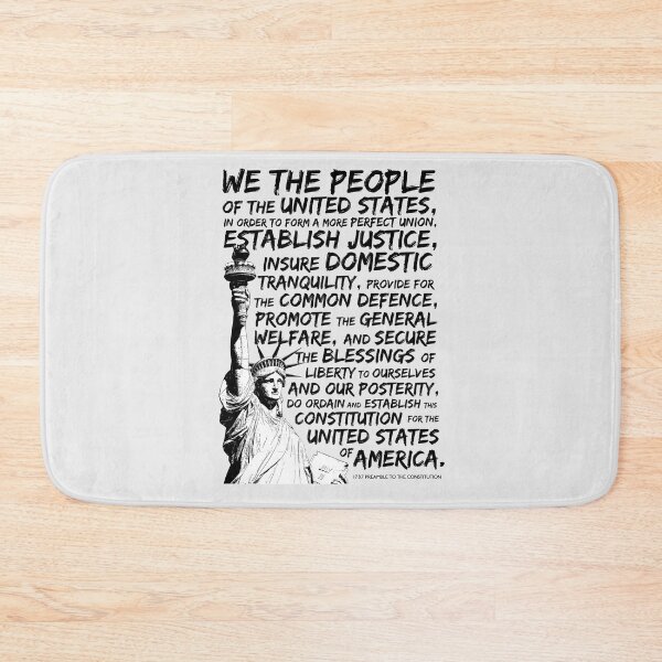 Item preview, We The People Preamble to the Constitution Cool American Shirt BLACK designed and sold by PurpleMt.