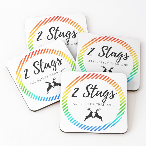Item preview, Two Stags Are Better Than One designed and sold by Stepadoda.