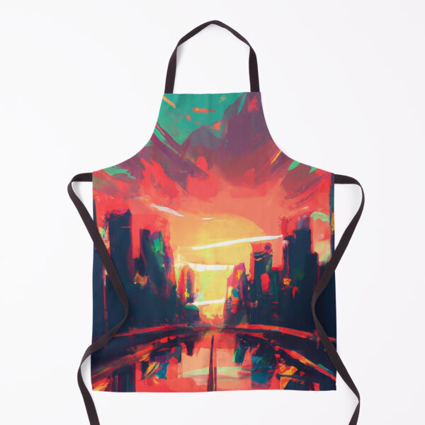 Item preview, Futuristic Cityscape designed and sold by Artistinrome.
