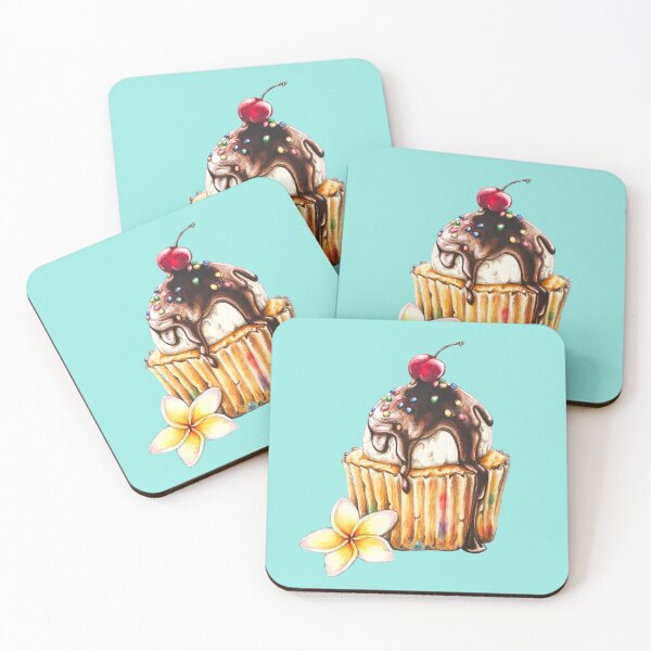 Item preview, Ice Cream Cupcake with a Cherry on Top designed and sold by Lady-Lilac.