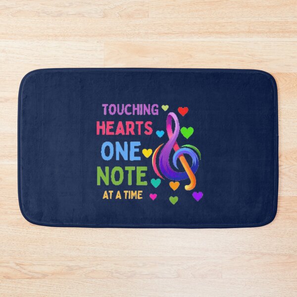 Item preview, Touching Hearts One Note At A Time The Best Teacher Colorful Design designed and sold by BestTeacher.