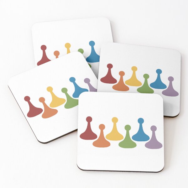 Item preview, Rainbow Pride Pawns designed and sold by artandboardgame.