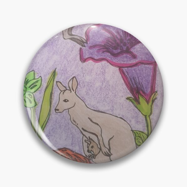 Item preview, Wallabies and flowers  designed and sold by kiera-maree.