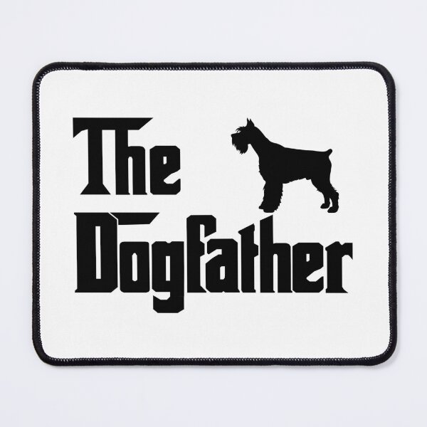 Item preview, The Dogfather Standard schnauzer Funny Fun Cool Dog Owner Shirt, Cool Standard schnauzer Dad owner Lovers Dog Father, Standard schnauzer owner Christmas birthday gift designed and sold by xlnv.