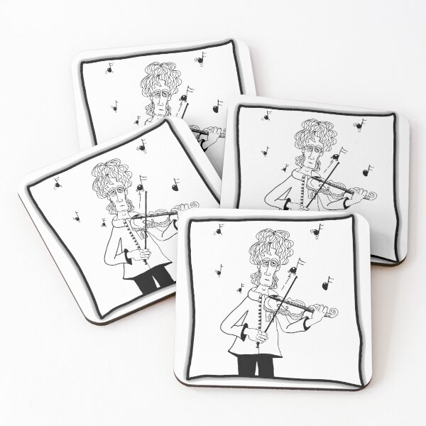 Item preview, False Note... Violin in black on white... designed and sold by AtelierFafard.
