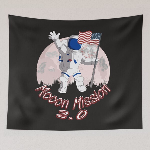 Item preview, Mission 2.0 Moon designed and sold by Tripp Art Studio.