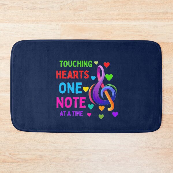 Item preview, Touching Hearts One Note At A Time The Best Teacher Red Design designed and sold by BestTeacher.