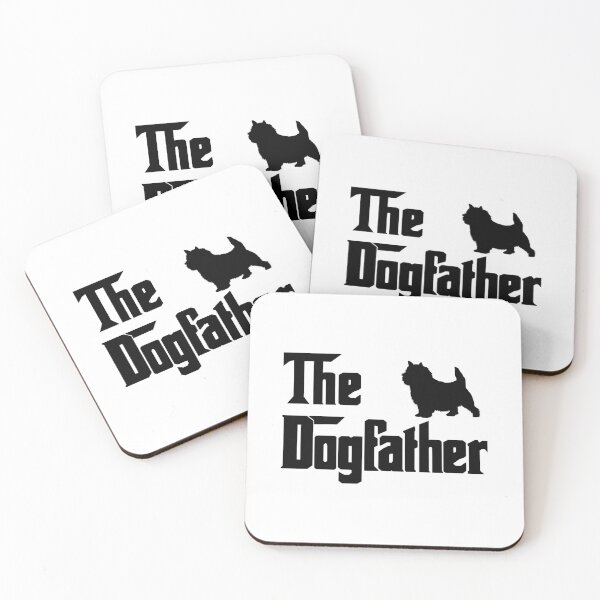 Item preview, The Dogfather Skye terrier Funny Fun Cool Dog Owner Shirt, Cool Skye terrier Dad owner Lovers Dog Father, Skye terrier owner Christmas birthday gift designed and sold by xlnv.