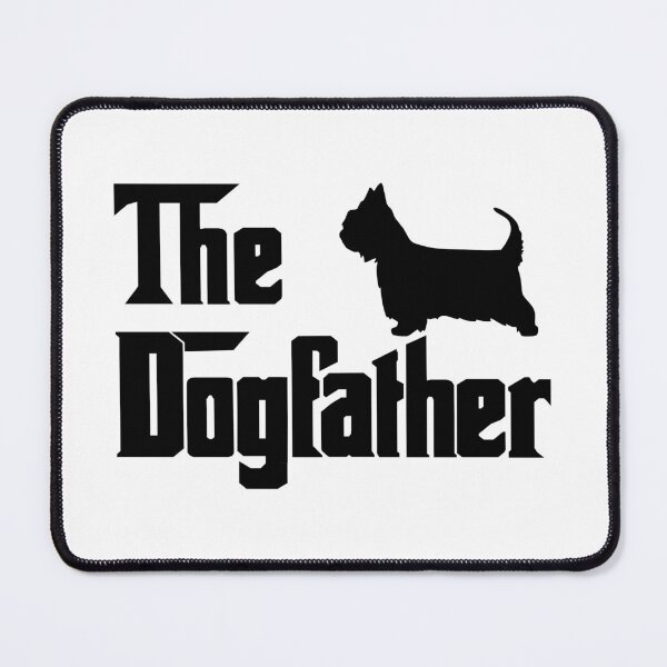 Item preview, The Dogfather Silky terrier Funny Fun Cool Dog Owner Shirt, Cool Silky terrier Dad owner Lovers Dog Father, Silky terrier owner Christmas birthday gift designed and sold by xlnv.