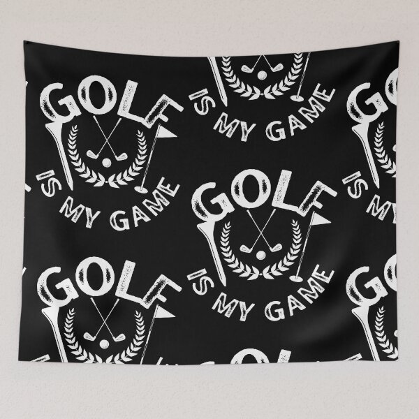Item preview, Golf Is My Game White Motifs Drawing Design designed and sold by EarthArtDesigns.