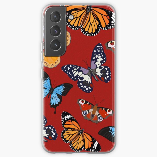 Eine Auswahl an Schmetterlingen Samsung Galaxy Flexible Hülle