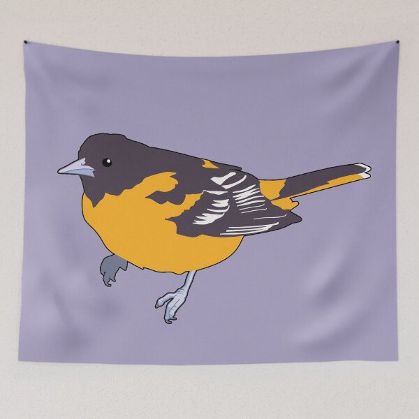 Artikelvorschau, Baltimore-Oriole entworfen und verkauft von Zia Frazier.