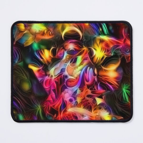 Item preview, Vivid psychedelic fish designed and sold by rolffimages.
