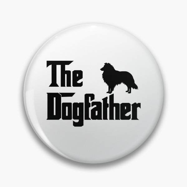 Item preview, The Dogfather Shetland sheepdog Funny Fun Cool Dog Owner Shirt, Cool Shetland sheepdog Dad owner Lovers Dog Father, Shetland sheepdog owner Christmas birthday gift designed and sold by xlnv.