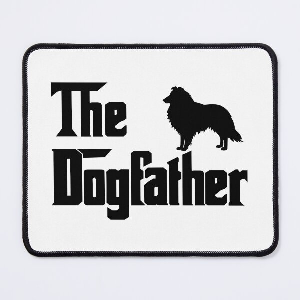 Item preview, The Dogfather Shetland sheepdog Funny Fun Cool Dog Owner Shirt, Cool Shetland sheepdog Dad owner Lovers Dog Father, Shetland sheepdog owner Christmas birthday gift designed and sold by xlnv.
