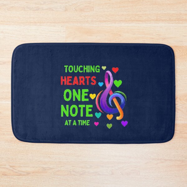 Item preview, Touching Hearts One Note At A Time The Best Teacher Green Design designed and sold by BestTeacher.