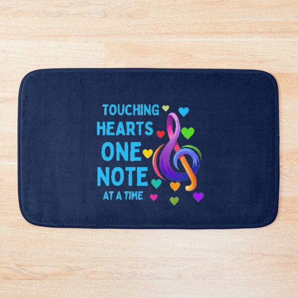 Item preview, Touching Hearts One Note At A Time The Best Teacher Turquoise Design designed and sold by BestTeacher.